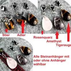 Best Herren-Charivari aus Edelstahl, Trachtenschmuck, 2- reihig, Hias Trachtenschmuck