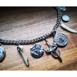 Discount Herren-Charivari aus Edelstahl, Trachtenschmuck, 1- reihig, Vinz Trachtenschmuck