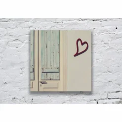 Herz Print, ein Geschenk für Verliebte oder zum Valentinstag, Größen 13 x 13 cm + 20 x 20 cm Valentinstagsgeschenke