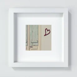 Herz Print, ein Geschenk für Verliebte oder zum Valentinstag, Größen 13 x 13 cm + 20 x 20 cm Valentinstagsgeschenke