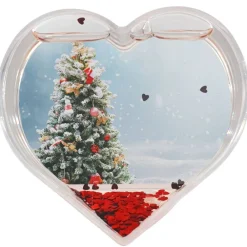 Best Herz Schneekugel mit Wunschtext im Motiv Weihnachtsbaum Weihnachtsgeschenke