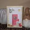 Weihnachtskarten|Teufelinchens_Ideen_Shop Ho Ho Ho Weihnachtsgruß / Weihnachtsmannkarte / Weihnachtsgeschenk Karte / Festliche Weihnachtskarten / Festliche Karte