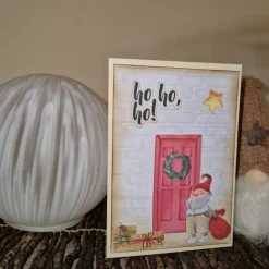Weihnachtskarten|Teufelinchens_Ideen_Shop Ho Ho Ho Weihnachtsgruß / Weihnachtsmannkarte / Weihnachtsgeschenk Karte / Festliche Weihnachtskarten / Festliche Karte