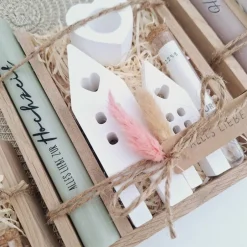 Clearance Hochzeit Geldgeschenk Hochzeitsgeschenk Häuser / Lichthäuser Kerzenhalter Herz Geschenkset Gutschein Kerzenset Stabkerze Hochzeitsgeschenke