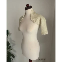 Clearance Hochzeit Stola,Stola,Bolero,Jacke,Jacke,Hochzeit,Besondere Anlässe,Blumen Applikation, creme! Brautstolen & -Boleros