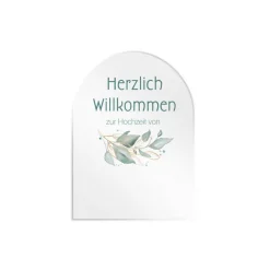 Sale Hochzeit Willkommensschild Salbei II personalisierbar Hochzeitsdeko