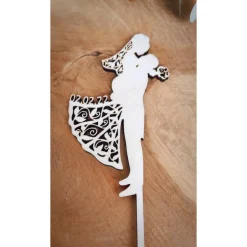 Sale Hochzeits Cake Topper Brautpaar mit Datum / Kuchendeko Hochzeit Mr & Mrs / Hochzeitstorte / Mann und Frau Hochzeitsdeko