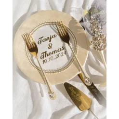 Sale Hochzeitsaccessoires Hochzeitsgläser Sektgläser Sektglas Hochzeitskerzen Brautaccessoires mit Namen Tortenmesser Tortenh Hochzeitsdeko
