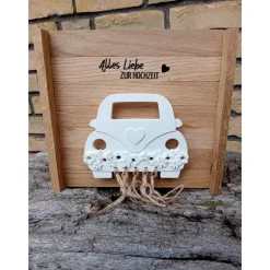 Sale Hochzeitsgeschenk Gutscheinverpackung Hochzeitsauto aus Raysin für Geldgeschenke Geldgeschenke