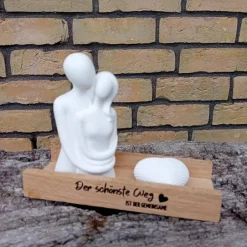 Sale Hochzeitsgeschenk Liebespaar mit Herz aus Raysin Hochzeitsdeko