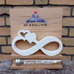 Online Hochzeitsgeschenk Unendlichkeitszeichen aus Raysin für Geldgeschenk Geldgeschenke