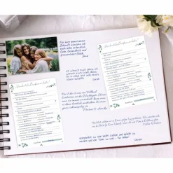 Hochzeitsgästebuch|CreativeRobin Hochzeitsspiel & Gästebuch-Karten für 50 Gäste I Wer kennt das Brautpaar am besten? I