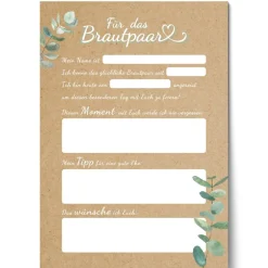 Hot Hochzeitswünsche für das Brautpaar I Hochzeitsspiel für 50 Gäste I im handlichen A5 Notizblock Format I Hochzeitsgästebuch