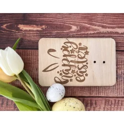 Best Holzgrußkarten Ostern, Geldgeschenk zu Ostern, Ostergeschenk Osterkarten