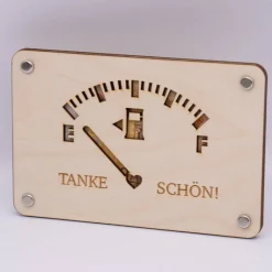 Best Holzkarte - Geschenkkarte Tanken - Spritgeld - Führerschein Geldgeschenke