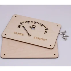 Best Holzkarte - Geschenkkarte Tanken - Spritgeld - Führerschein Geldgeschenke