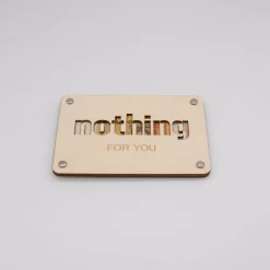 Sale Holzkarte - Geschenkkarte -  Geldgeschenk nothing Geldgeschenke