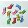 Discount Holzknopf Weihnachtssocke gelb 1 Stk. Knöpfe