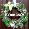 Dekoration|holzmeile Holz-Schriftzug "Kommunion"
