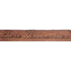 Weihnachtsdeko|Hübsches Aus Holz Holz-Weihnachtsbaum aus Pappelholz mit Schriftzug 