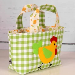 Best Huhn ~ Osterkörbchen | Ostertasche | Osternest | Geschenkidee für Kinder Osterkörbchen