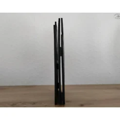 New Häuserzeile, schwarz I Häuserkulisse Weihnachtsdeko