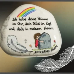 Sale Im Herzen bei dir - Unvergessen Gedenksteine