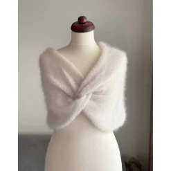 Best In vielen Farbe!Braut Stola HOCHZEIT, Kreideweiss!BOLERO, Braut Stola!Kid Silk!Mohair, Seide! Brautstolen & -Boleros