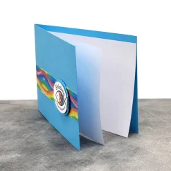 Einladungskarten|Reizvolle Karten und mehr Individuelle Einladungskarte Regenbogen Fisch zur Kommunion, Taufe, Konfirmation & Firmung