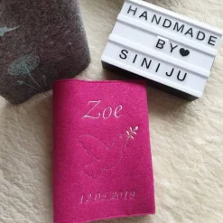 Discount Individuelle Gotteslobhuelle  aus Wollfilz, personalisiert bestickt Gotteslobhülle