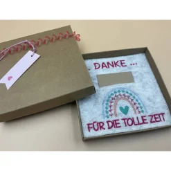 Online Jahresabschluss Geschenk Kita  Kindergarten  Schule  Kurs  Ferienlager Schriftfarbe Pink Kinder Danksagungskarten