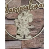 Discount Karnevalsmaus   Türkranz / Wanddeko – Loop handgefertigt aus Holz, 20cm Durchmesser für Karnevalsjeck, Karneval Accessoires
