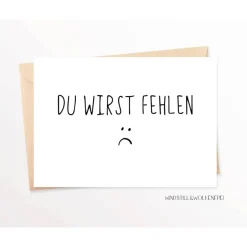 Danksagungskarten|Windstill & Wolkenfrei Karte Abschied Kollegin Kollege Verabschiedung Ruhestand Rente schwarz weiss