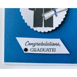 Karte bestandene Prüfung, Schulabschluß,Bachelor, Examen, Master, Promotion, 3D Handarbeit Kinder Glückwunschkarten