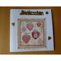 Karte Danke Danksagungskarten