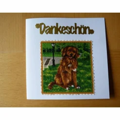 Online Karte Danke mit Hund Karte Konfirmation Kommunion Kinder Danksagungskarten