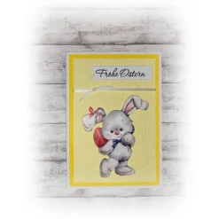 Osterkarten|Kleines Kreativ-Stübchen Karte zu Ostern | Osterkarte | Osterhase | Frohe Ostern  HANDMADE