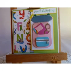 Sale Karte zur Einschulung, erster Schultag, zum Schulanfang Kinder Glückwunschkarten