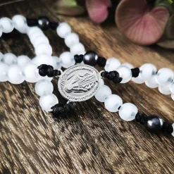 Discount katholischer Rosenkranz, weiss,  Kreuzauswahl Rosenkränze