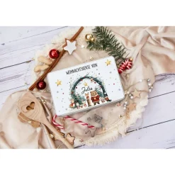 Best Keksdose personalisiert, Plätzchendose Weihnachten, Personalisierte Keksdose, Geschenk Kinder, Vorratsdose Geschenkverpackungen