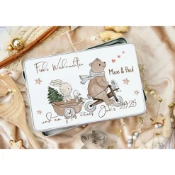 Sale Keksdose personalisiert, Plätzchendose Weihnachten, Personalisierte Keksdose, Geschenk Kinder, Vorratsdose Geschenkverpackungen