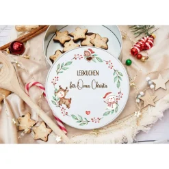 Best Keksdose personalisiert, Plätzchendose Weihnachten, Personalisierte Keksdose, Geschenk Kinder, Vorratsdose Geschenkverpackungen