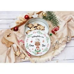 Geschenkverpackungen|Sprinkle and Style Keksdose personalisiert, Plätzchendose Weihnachten, Personalisierte Keksdose, Geschenk Kinder, Vorratsdose