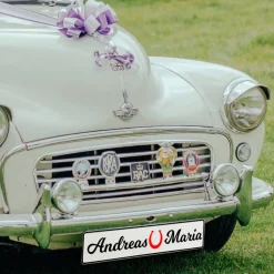 Sale Kennzeichen Hochzeit mit Namen Deko Hochzeitsauto Hochzeitskennzeichen selbst gestalten Motiv Glück Hochzeitsdeko