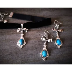 Kette, Halskette, Ohrringe, Trachten-, Dirndlschmuck Trachtenschmuck