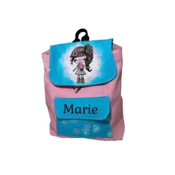 Outlet Kindergarten Rucksack girl rosa - mit oder ohne Namen - mit Wunschnamen Kinderrucksack - Tasche für Mädchen Kinder Kinderrucksack