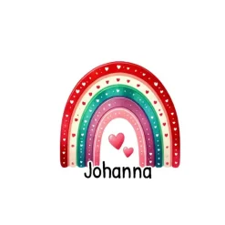 Kindergarten Rucksack mit Namen Regenbogen Mädchen Kinderrucksack personalisiert Geschenk Kindergarten Kita Start Kinder Kinderrucksack