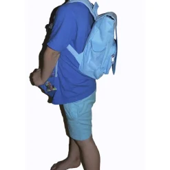 Hot Kindergarten Rucksack oder Tasche Motiv bunte Pfoten mit Name / personalisierbar / Blau / Rosa Kinder Kindergartentaschen