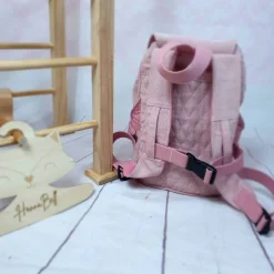 Kindergartentaschen|HannaBell Kindergartenrucksack für Kinder im Alter von 2-6Jahren, Farbe frei wählbar, Wunschmotiv, Name inkl, Brustgurt optional