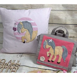 Best Kindergartenrucksack, Kindergartentasche, Pferd, Stickdatei, personalisierbar, Geschenk, Rucksack, Tasche, individuell Kinder Kinderrucksack